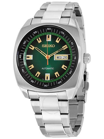 Seiko Recraft Automatic Green Dial Stainless Steel Men's Watch SNKM97 - SEIKO - BALAAN 1