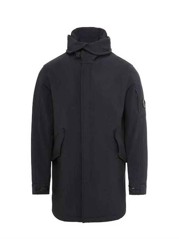 Men's Lens Wapen Parka Black - CP COMPANY - BALAAN.