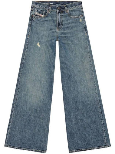 1978 D-Akemi Mid-Rise Bootcut Jeans Blue - DIESEL - BALAAN 1