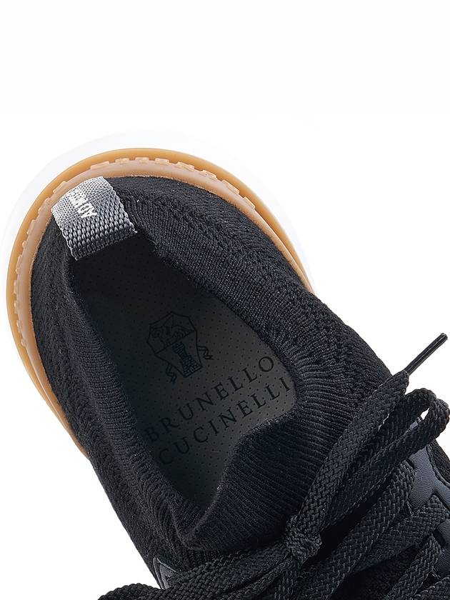 Knit Running Sneakers Black - BRUNELLO CUCINELLI - BALAAN 8