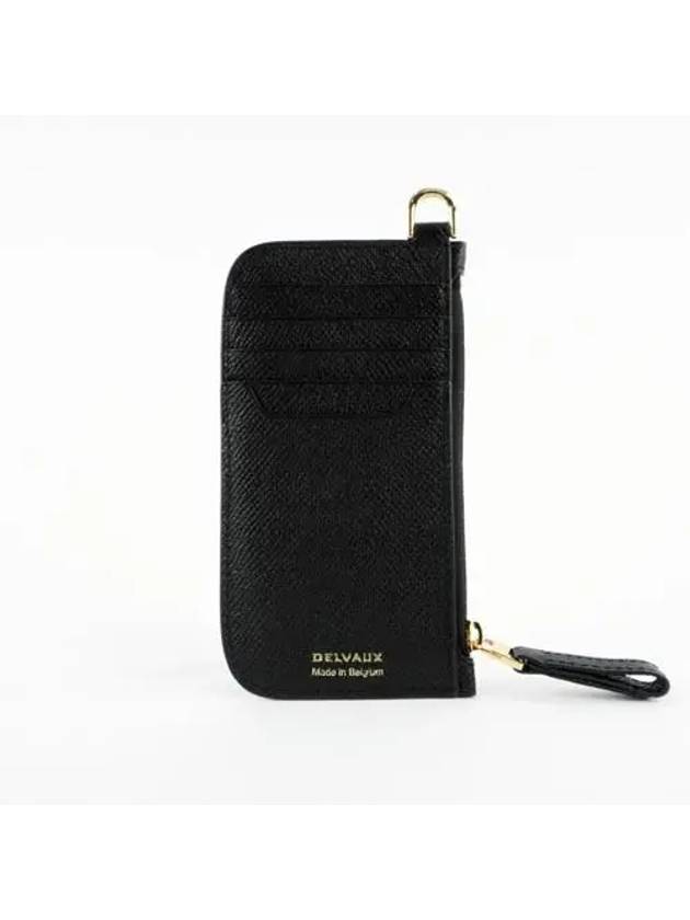 Card Wallet Vagabond Zipper Holder Alpina Black AB0649BKN0 - DELVAUX - BALAAN 4