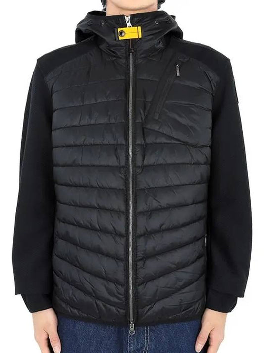 Men's Nolan Lightweight Padded Jacket Black PMHY WU02 541 - PARAJUMPERS - BALAAN 1