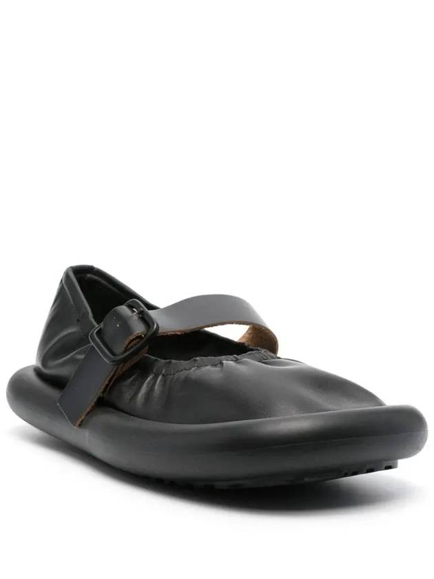 Aqua Leather Ballerinas Black - CAMPER - BALAAN 3