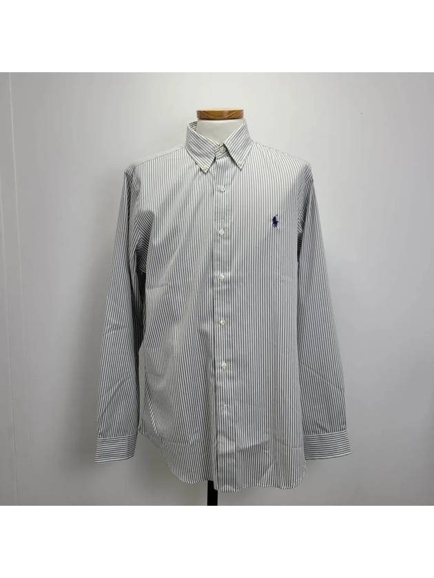 POLO POPLIN Sprite Gray Shirt MNPOWOV16822191 999 - POLO RALPH LAUREN - BALAAN 1