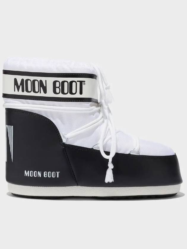 Icon Low Nylon Boots White 1409340 A001 - MOON BOOT - BALAAN 1