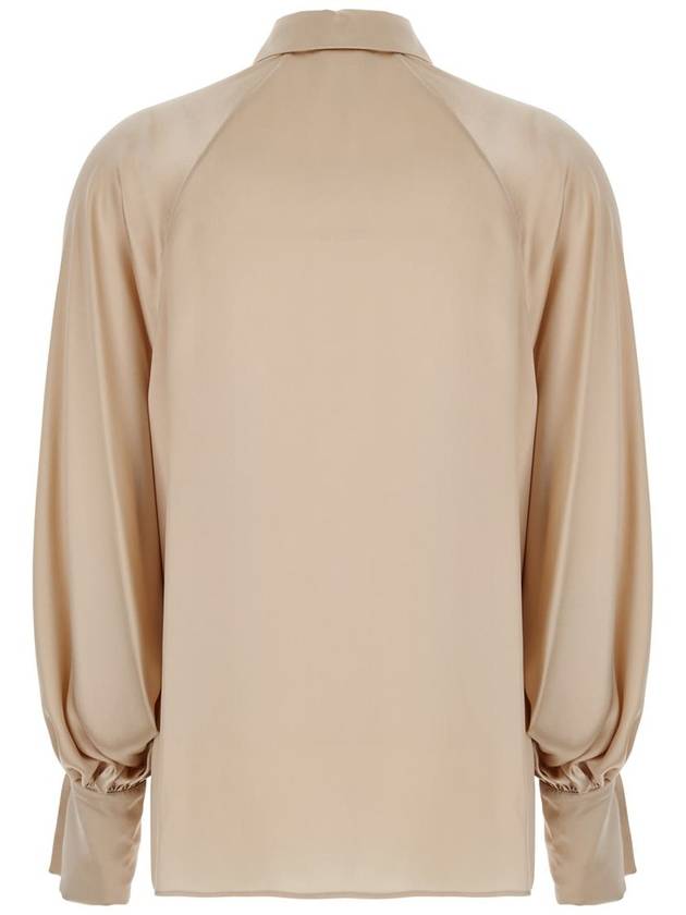 Beige Classic Collar Shirt In Viscose Blend Woman - ELEVENTY MILANO - BALAAN 2