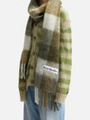 Check Mohair Muffler Green - ACNE STUDIOS - BALAAN 10