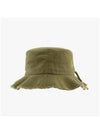 Le Bob Artichaut Cotton Bucket Hat Khaki - JACQUEMUS - BALAAN 5