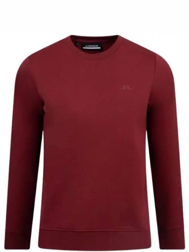 Alpha Crewneck Sweater Cabernet - J.LINDEBERG - BALAAN 2