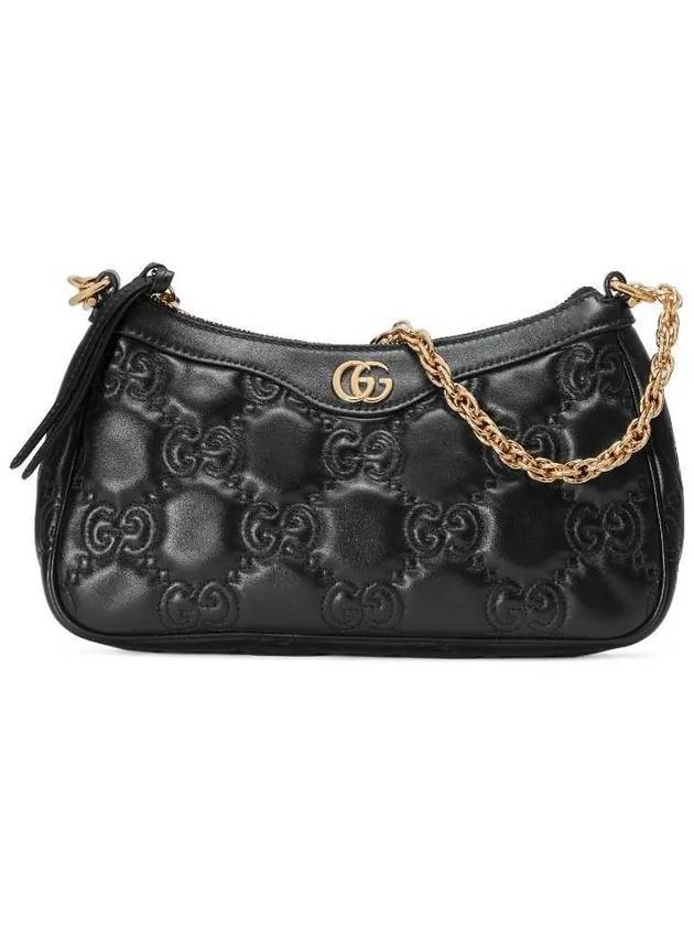 Women's GG Matelasse Leather Cross Bag Black - GUCCI - BALAAN 1