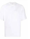 Paris Logo Loose Fit Organic Cotton Short Sleeve T Shirt White - AMI - BALAAN 2