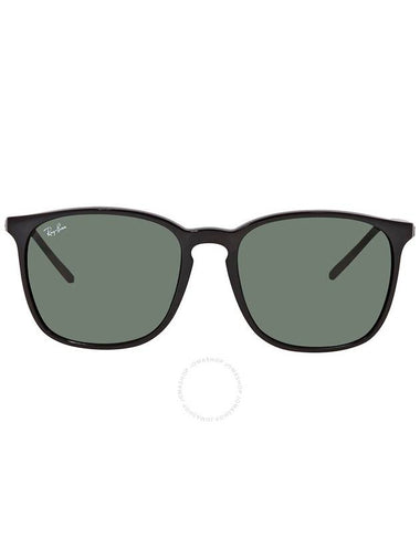 Ray Ban Green Classic Square Unisex Sunglasses RB4387 60171 56 - RAY-BAN - BALAAN 1