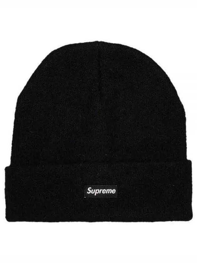 Mohair Beanie Hat Black 238997 - SUPREME - BALAAN 1