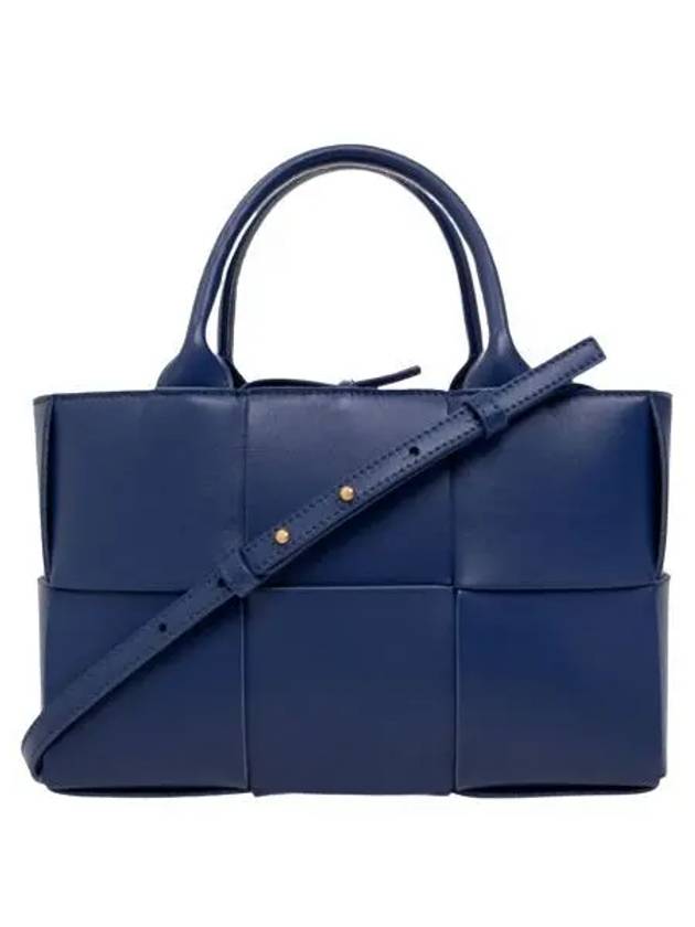 Arco Mini Tote Bag Navy - BOTTEGA VENETA - BALAAN 2