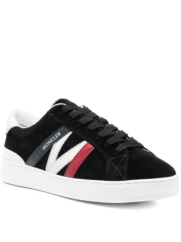 Monaco M Low Top Sneakers Black - MONCLER - BALAAN 3