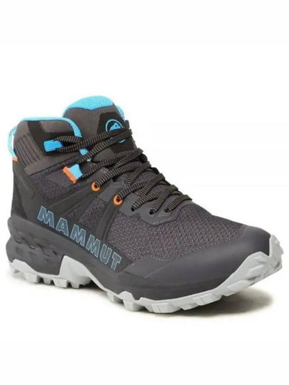 Women's Sertig II Mid Low Top Sneakers Black - MAMMUT - BALAAN 2