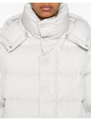 Women s Maya Hood Detachable White Short Down Padding 1A00169 54A81 90D - MONCLER - BALAAN 4