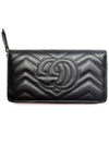 Marmont Matelasse Black Cowhide Women s Long Wallet 443123 DTD1T - GUCCI - BALAAN 2