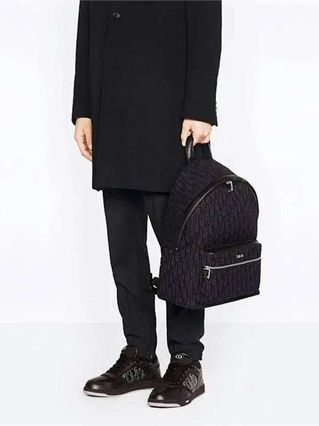 Oblique Rider Backpack Black - DIOR - BALAAN 8