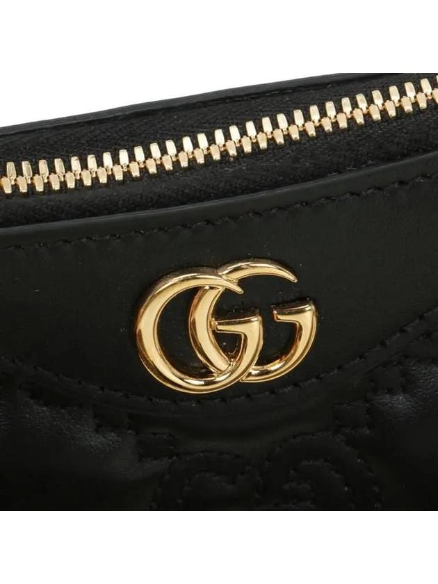 Women's GG Matelasse Leather Cross Bag Black - GUCCI - BALAAN 6