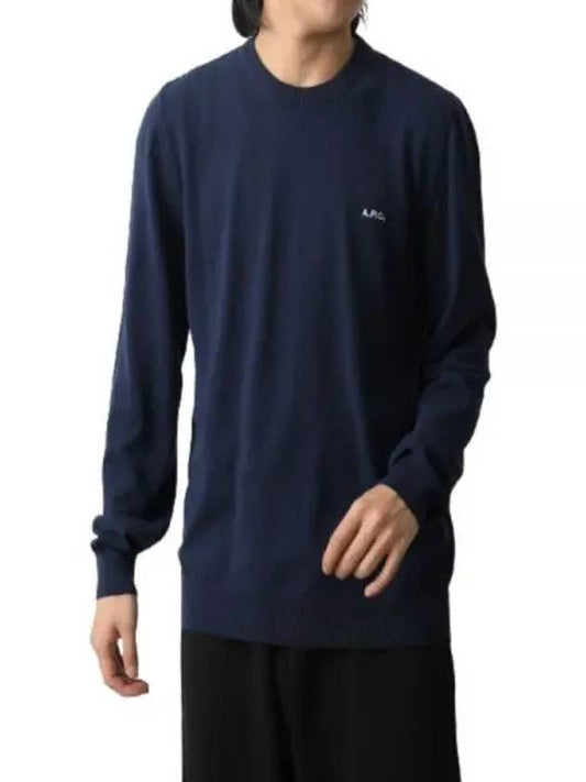 Mayeul Crewneck Sweatshirt Navy - A.P.C. - BALAAN 2