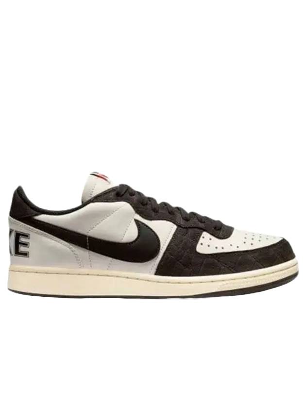 Terminator Velvet Low Top Sneakers Brown White - NIKE - BALAAN 1