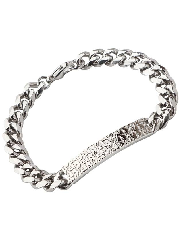 Oblique 925 silver chain bracelet M size 34187 - DIOR - BALAAN 1