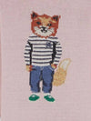 Dressed Fox Intarsia Knit Top Light Pink - MAISON KITSUNE - BALAAN 4