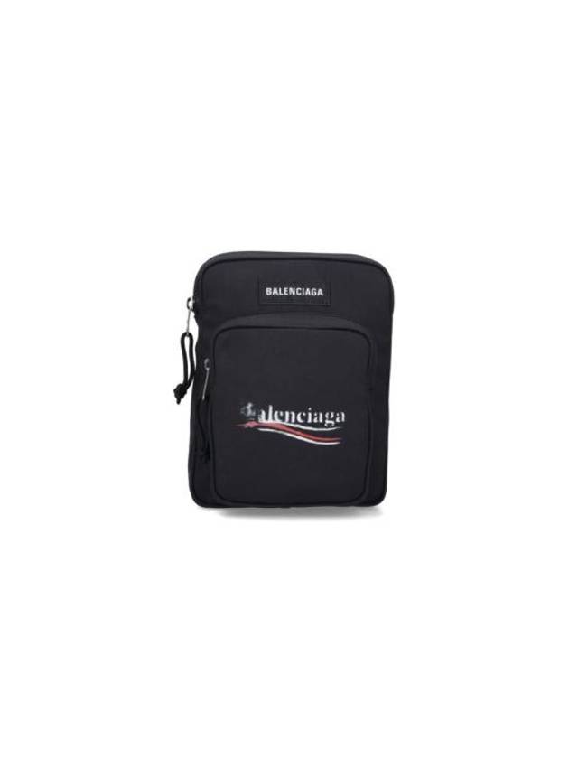 Explorer Crossbody Messenger Bag Black - BALENCIAGA - BALAAN 1