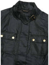 Bearings Leather Jacket Black - BARBOUR - BALAAN 4