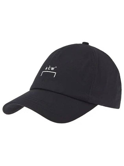 Men's White Embroidered Logo Ball Cap Black - A-COLD-WALL - BALAAN 2