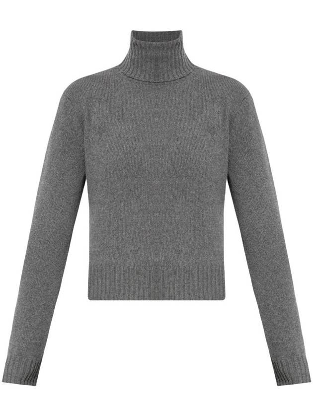 Cashmere Knit Turtleneck Light Grey - AMI - BALAAN 2