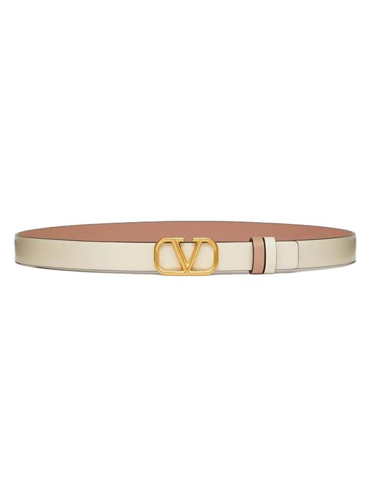 V logo signature reversible belt - VALENTINO - BALAAN 1