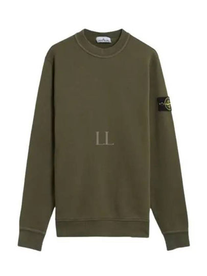 Compass Badge Sweatshirt Green - STONE ISLAND - BALAAN 2