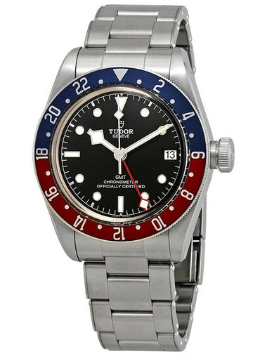 Tudor Black Bay Automatic Black Dial Men's GMT Pepsi Bezel Watch 79830RB-0001 - TUDOR - BALAAN 1