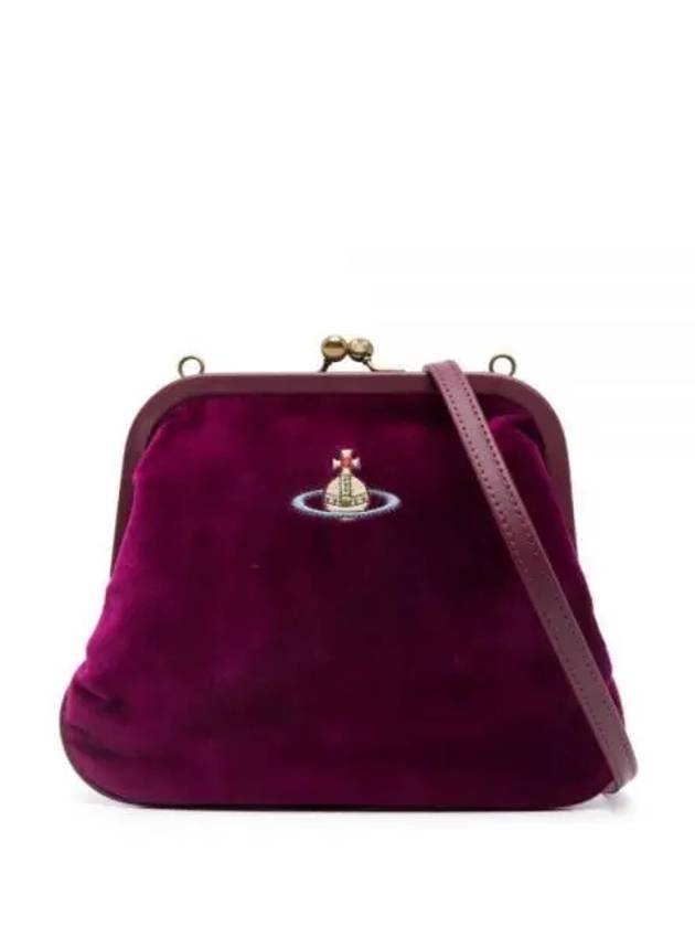 Velvet Shoulder Bag Purple - VIVIENNE WESTWOOD - BALAAN 2