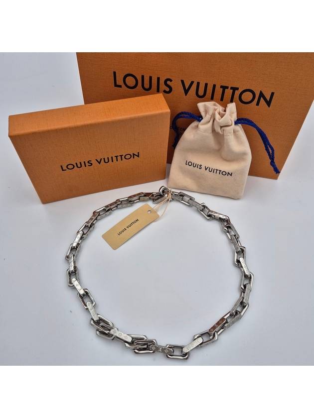 Monogram Chain Necklace Silver - LOUIS VUITTON - BALAAN 2