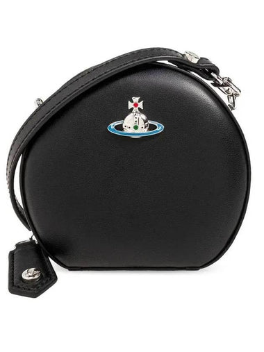 ORB Plaque Cross Bag Black - VIVIENNE WESTWOOD - BALAAN 1