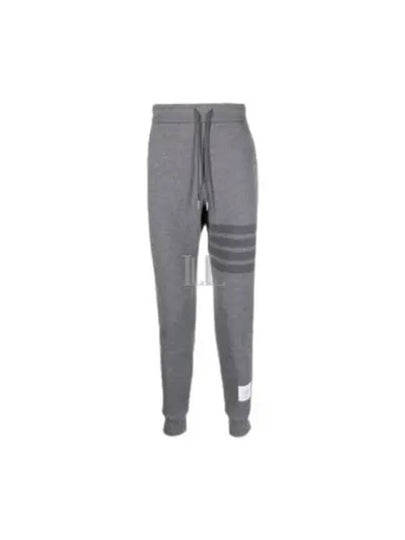 4 Bar Loopback Wool Track Pants Light Grey - THOM BROWNE - BALAAN 2