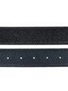 Reversible Gancini Leather Belt Blue - SALVATORE FERRAGAMO - 5