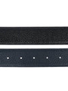 Reversible Gancini Leather Belt Navy - SALVATORE FERRAGAMO - BALAAN 5