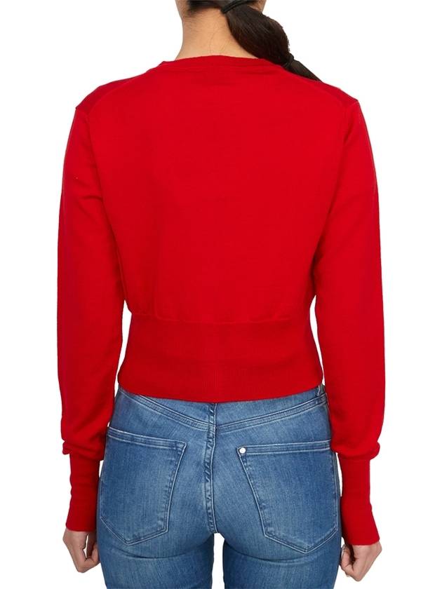 Bea Crop Cardigan Red 1803002UY0006H401 - VIVIENNE WESTWOOD - BALAAN 5