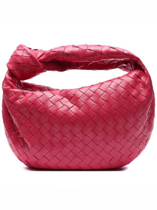 Teen Jodie Intrecciato Leather Tote Bag Pink - BOTTEGA VENETA - BALAAN 2