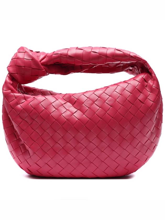 Teen Jodie Intrecciato Leather Tote Bag Pink - BOTTEGA VENETA - BALAAN 3