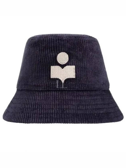 Hailey Corduroy Bucket Hat Faded Night - ISABEL MARANT - BALAAN 2