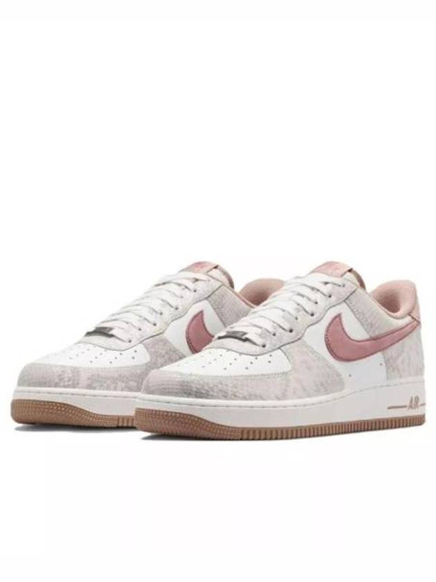 Air Force 1 Snakeskin Low Top Sneakers Pink - NIKE - BALAAN 5