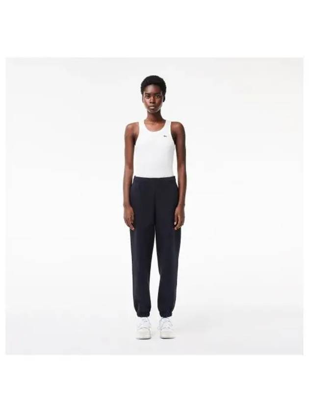 Women s Double Face Pique Jogger Pants Dark Navy - LACOSTE - BALAAN 1