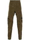 Chrome R Regular Lens Wappen Track Pants Khaki - CP COMPANY - BALAAN 3