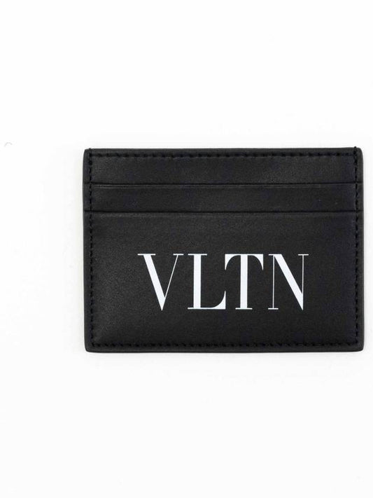 VLTN Logo Card Wallet Black - VALENTINO - BALAAN 2