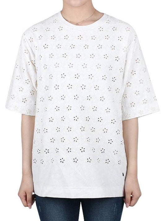 Broadly anglaise short sleeve t shirt 8C00002 M1807 2A1 - MONCLER - BALAAN 2